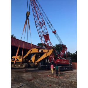 CQUY100I Hydraulic Crawler Crane , Max 100T Lifting Capacity