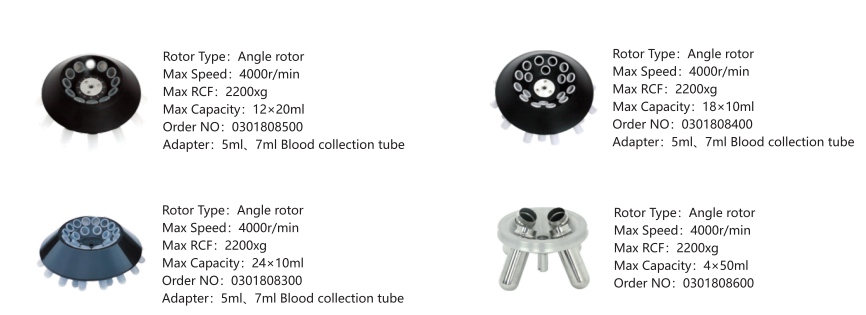 Plasma TDZ4K Low Speed Centrifuge For 10ml 20ml 50ml Blood Collection Tubes