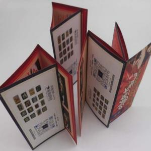 China Small Folded Leaflet Printing For Electronics, Promotional C2s Paper 7 Folds User Manual on sale