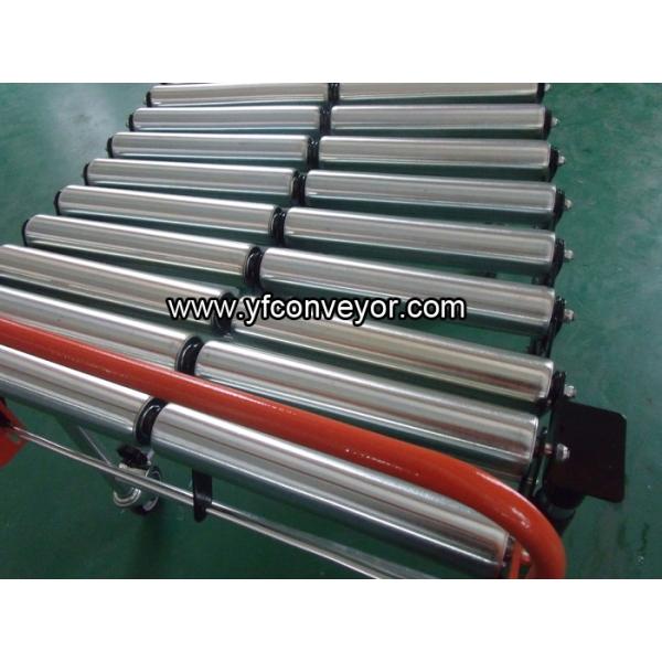Flexible Gravity Steel Twin Roller Conveyor for loading unloading containers