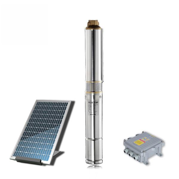 Quality 3 inch,4 inch Deep Well Centrifugal Solar Submersible Pump, Stainless Steel Brushless Dc Solar Pump for sale