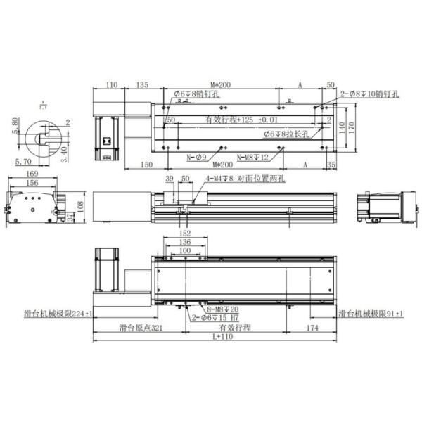 Faster Long High Speed Stroke Slide Table with ±0.1mm Precision Efficiency