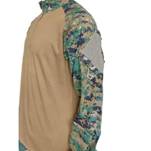 Military Style Camouflage Combat Suit Training Top Breathable Training