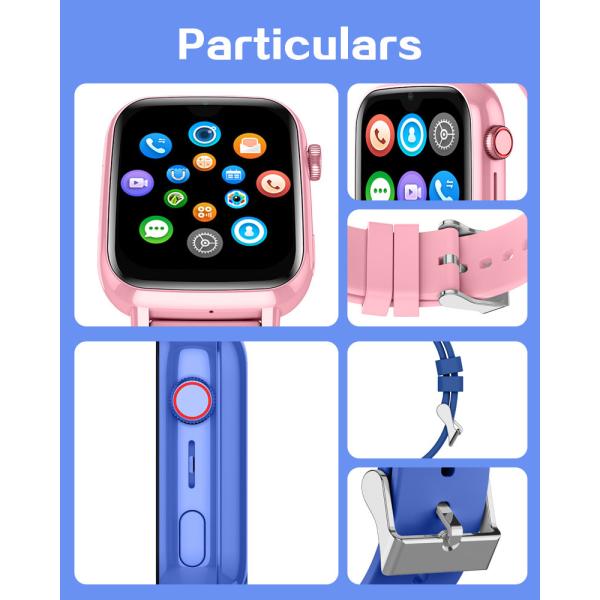 D41 4G Childrens Tracker Watch SOS GPS LBS Waterproof For Teens OEM
