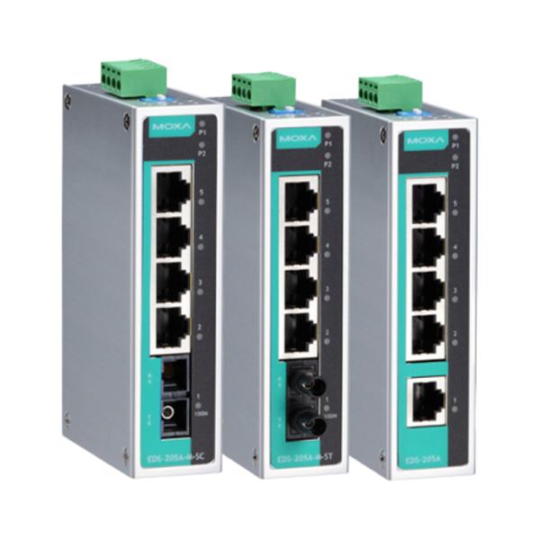 5-Port Compact Unmanaged Ethernet Switches with POE and SNMP Functionality Full-Duplex Half-Duplex Communication Mode