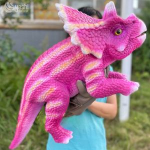 Silicone Outer Skin Interactive Dinosaur Model Baby Dinosaur Hand Puppet