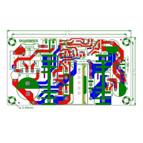 24V 50W Switching Power Supply Board AD-DC Power Module for Industrial Control Systems