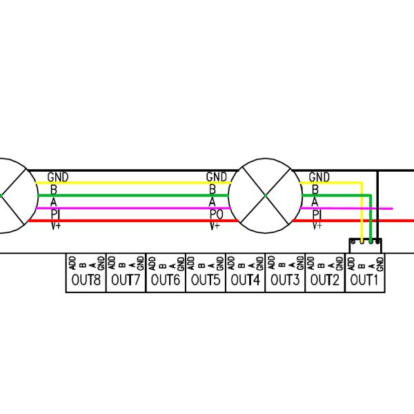 5050 smd high brightness full color dmx control dmx512 led strip