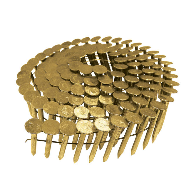 15 Degree .120''*7/8'' Wire Collated Electric Galvanized Smooth Shank Roofing Coil Nails