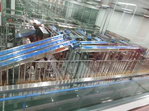 China Low Noise Automatic Packaging Line PLC Control Snacks Packing Machine wholesale