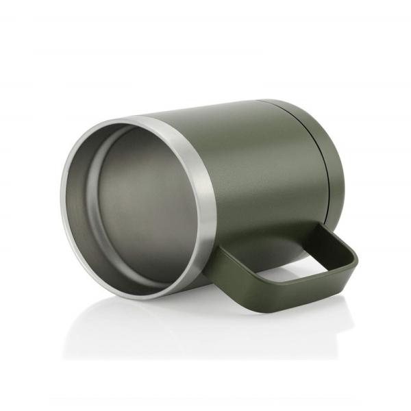 12oz Stainless Steel Insulated Coffee Mug With Handle Double Wall