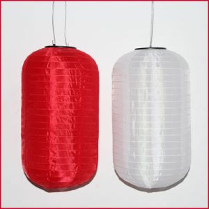 Solar LED Nylon Lantern Cylinder