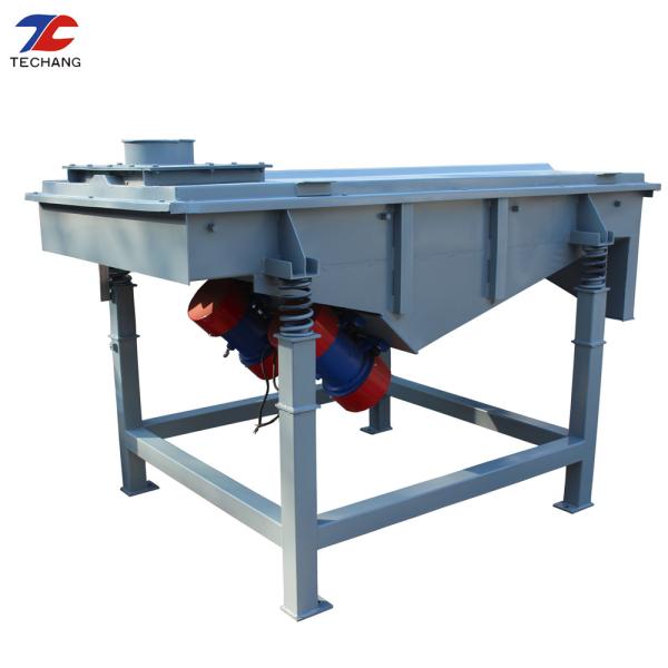Quality Industrial Automatic Linear Motion Vibrating Screen Full Closed Structure For Cement for sale