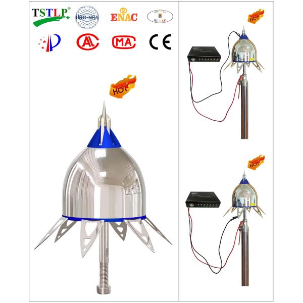 Unique Discharge Lightning Rod Super Stable Performance 3 Independent Working Unit