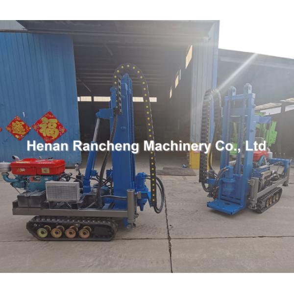 High Efficiency 25HP Diesel Pile Driver Drilling 30m Depth With 50-300mm Diameter