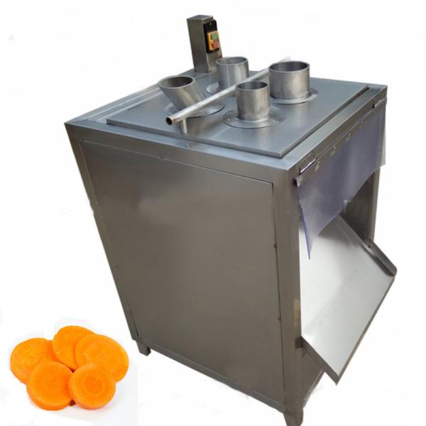 Automatic Fruit And Vegetable Processing Line 1.5KW Potato Chips Slicing Machine