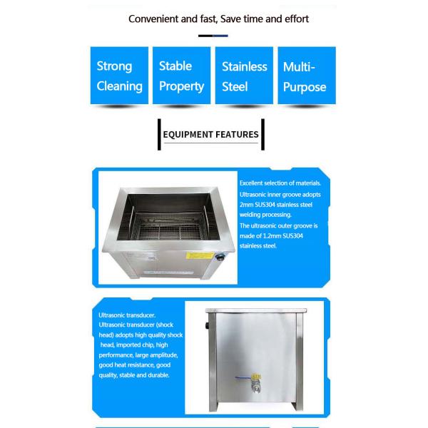 30L Industrial Ultrasonic Cleaning Machine Frequency 40hz Metal Part Ultrasound Washer