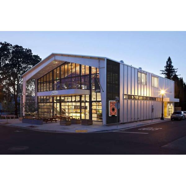 Commercial Steel Frame High Rise Buildings Prefabricated Multi Storey Steel Structures