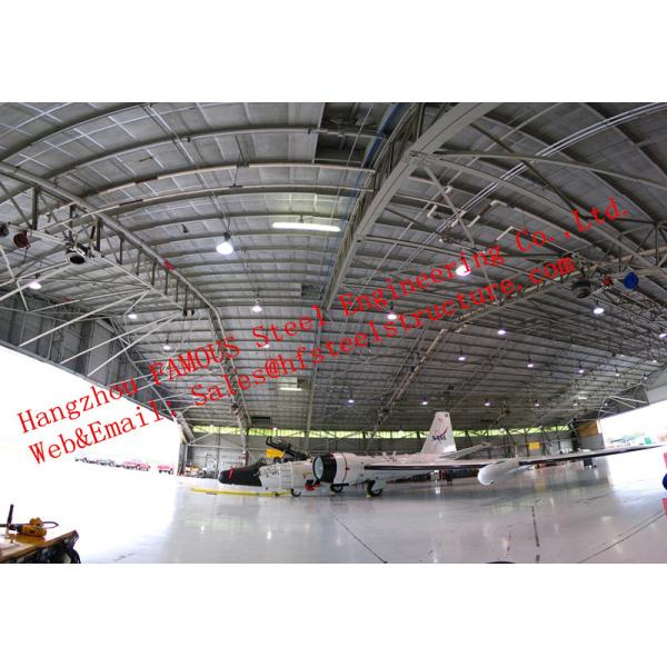 Waterproof Insulated Prefabricated Steel Structure Aircraft Hangar For Private