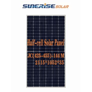 China 25 Years 144 Cells 440W 24KG Half Cell Solar Module wholesale