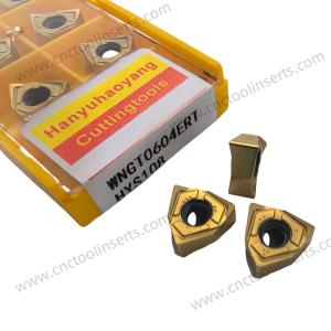 China WNGT0604ERT Carbide Milling Inserts Impact Resistance High Stability wholesale
