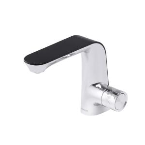 China Deck Mounted Chrome Basin Mixer Faucet 217mm Height wholesale