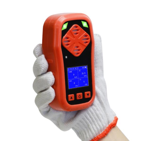 Quality Lightweight Portable Multi Gas Detectors EX CO H2S O2 Standard 4 Gas Monitor for sale