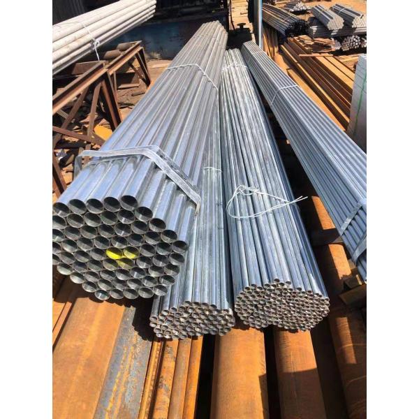2.5-4.5mm Round Galvanized Steel GI Pipe Hot Dipped Zinc Coated and Invoiced by Actual Weight for Industry