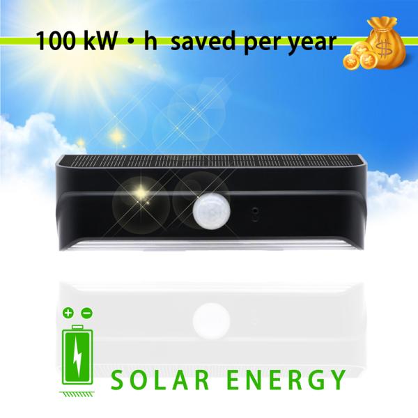 Motion Sensor Solar Powered Garden Outdoor Waterproof LED Solar Light