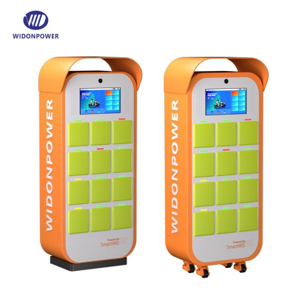 Quality Steel Battery Swapping Station QR Code Swap Battery Station For Rickshaw for sale