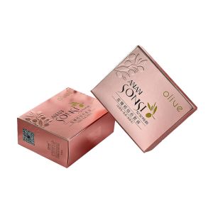 China Pink Custom Clothing Packaging Boxes , Fashionable Garment Packaging Boxes on sale