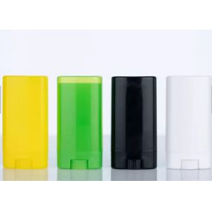 Mini Round 15g PP Plastic Deodorant Containers Hotstamping Printing