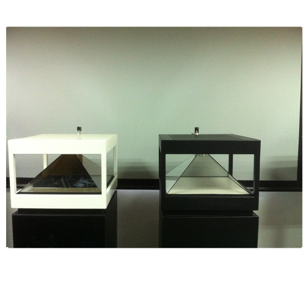 4 Sided Pyramid holographic 3d display Units for POS Advertising