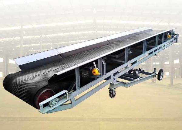 Quality Lifting Mobile Loading Conveyor , Bulk Material Handling Conveyors Height Adjustable for sale