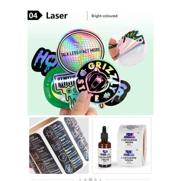 Round Shape Waterproof Vinyl Sticker Paper