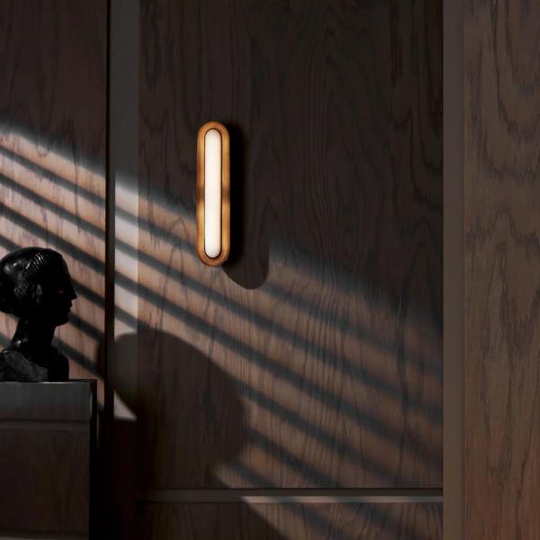 Bronze LED Wall Sconce 460mm Height 110V-240V for Home Office