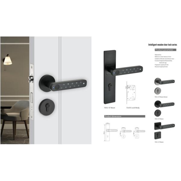 Modern Mechanical Deadbolt Combo Door Handle Key Lock
