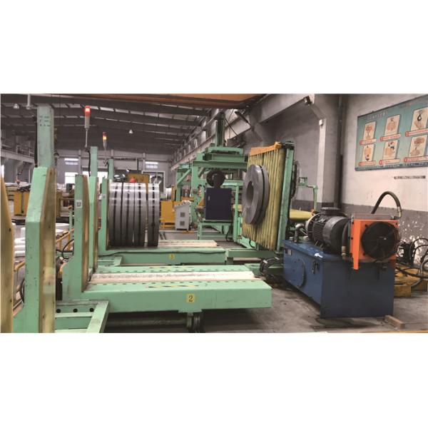 High Speed Horizontal Steel Coil Packing Line OD 800-1500mm