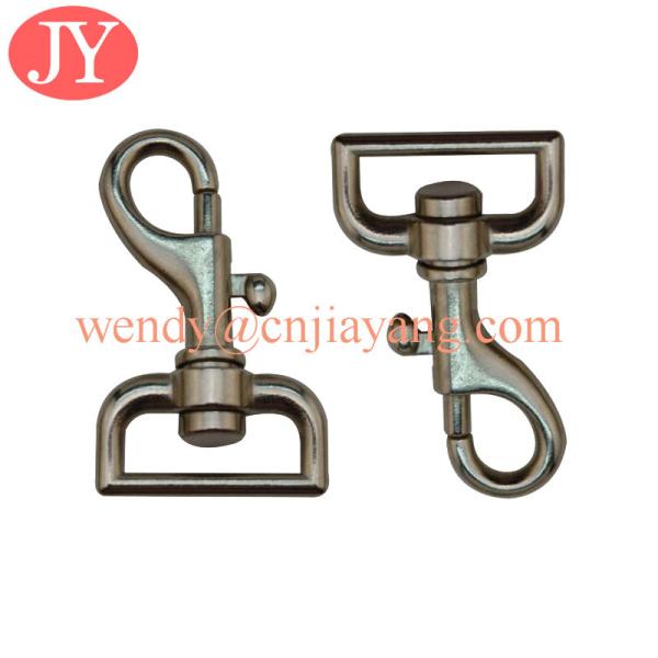 jiayang Solid Shiny Gold Metal Dog Swivel Hooks Metal Snap Hooks For Bag