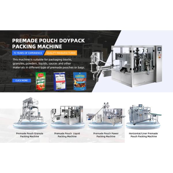 doypack premade pouch packing machine