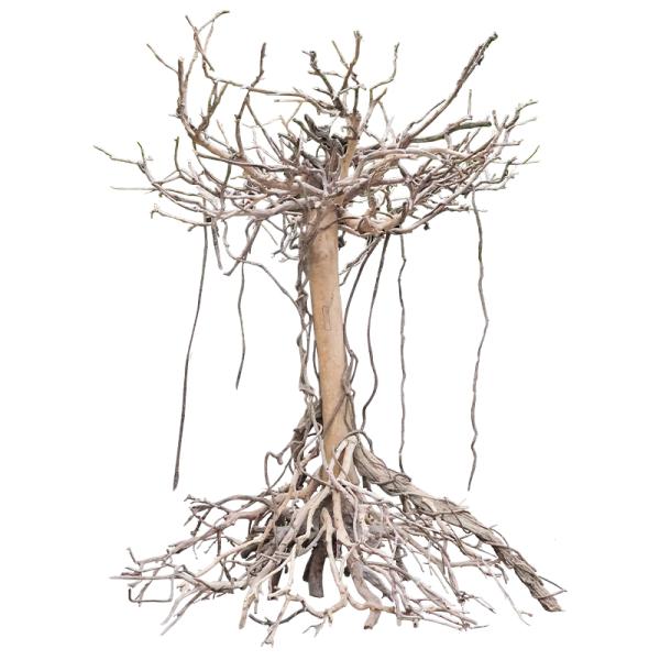 Lifelike Fiberglass Dry Tree Trunk Custom Props Retro Style Planting Decoration