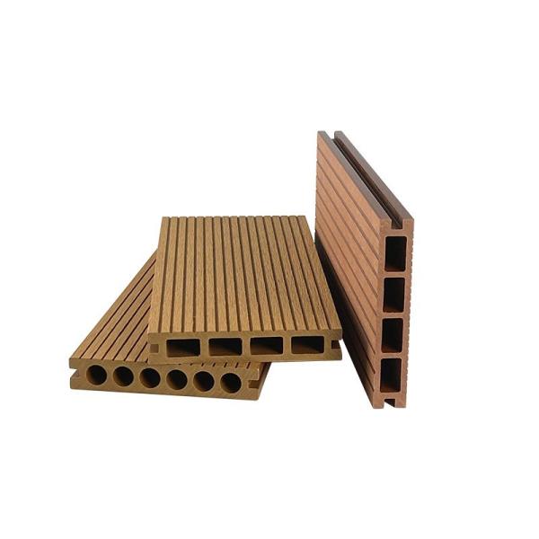 Non-Slip WPC Decking Boards 140x25mm Wood Plastic Composite Flooring