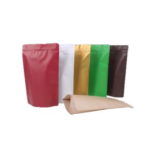 Food Grade Packaging Stand Up Zipper Pouch Reusable Non Breakage