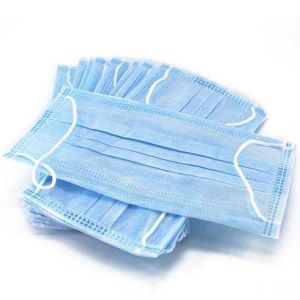 Buy cheap Blue Surgical Disposable Mask Non Woven Material Anti Virus Breathable from wholesalers