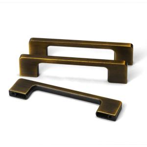 China 10INCH Vintage Bronze silver Zinc Cabinet Handles Pulls with screws on sale