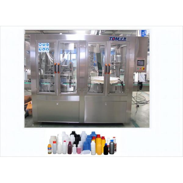 China Small Capacity Piston Monoblock Filler Capper Machine 100ml-1L 1200BPH wholesale
