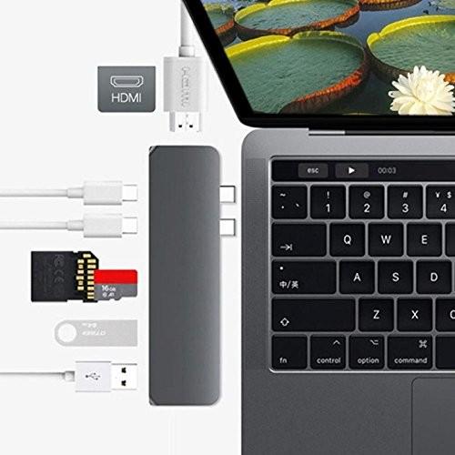 Quality MacBook Pro Dock,Thunderbolt 3 Adapter USB C  Hub for Apple MacBook Pro 2016 2017 13" 15" Multi-port Type-C Adapter for sale