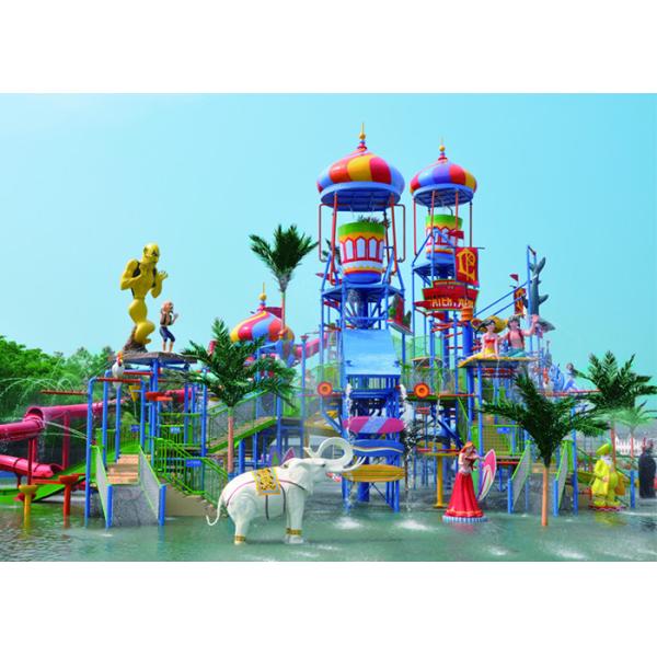 Outside Tornado Water Slide Playground For Amusement 1 Year Wanrranty