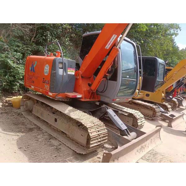 Used Hitachi ZX70 Excavator 20T Operating Weight 1M Bucket Capacity Red Color Yanmar Engine 3200 Hours