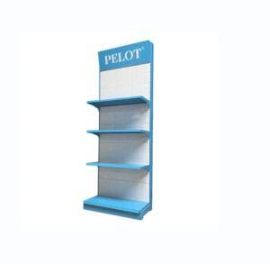 China shelves system gondola supermarket equipment steel single side rack for supermarket shop exhibit shelf gondola motor hoist wholesale